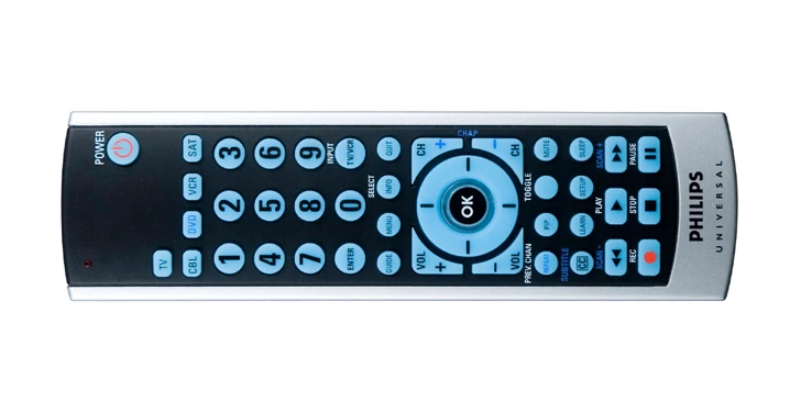 Controle
                                                        remoto universal PHILIPS SRU5050 para TV