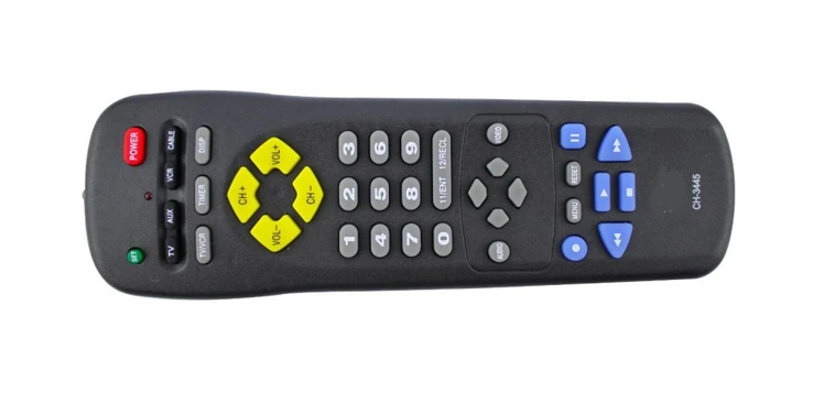 Controle remoto universal Zenith MBR3447 para TV, VCR, CABO e AUDIO SOM