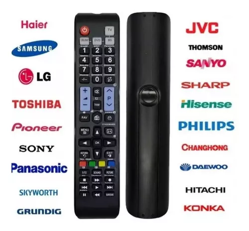 Controle Remoto Universal Tv Led Lcd Compatível LG Semp Sony