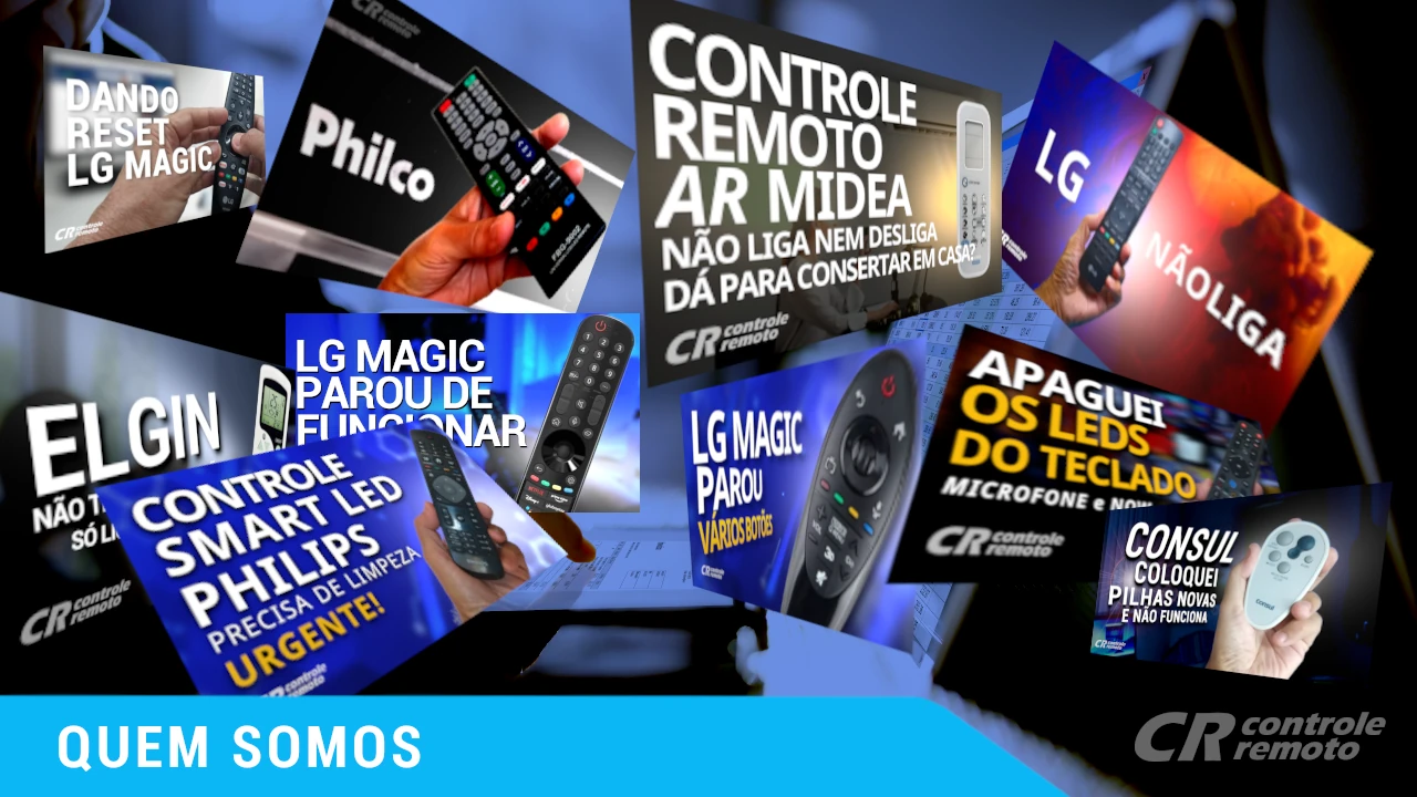 Quase tudo sobre controle remoto universal para TV no site e no canal do Youtube.